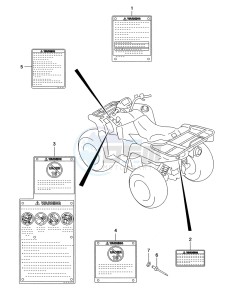 LT-A500XP Z drawing LABEL (LT-A500XPL2 P17)