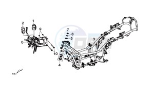 MAXSYM 600I ABS drawing FRAME