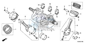 VFR1200XLE CrossTourer 2ED drawing CRANKSHAFT/PISTON