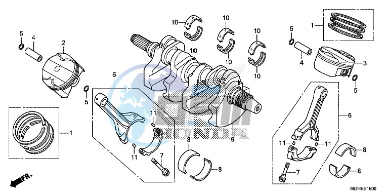 CRANKSHAFT/PISTON