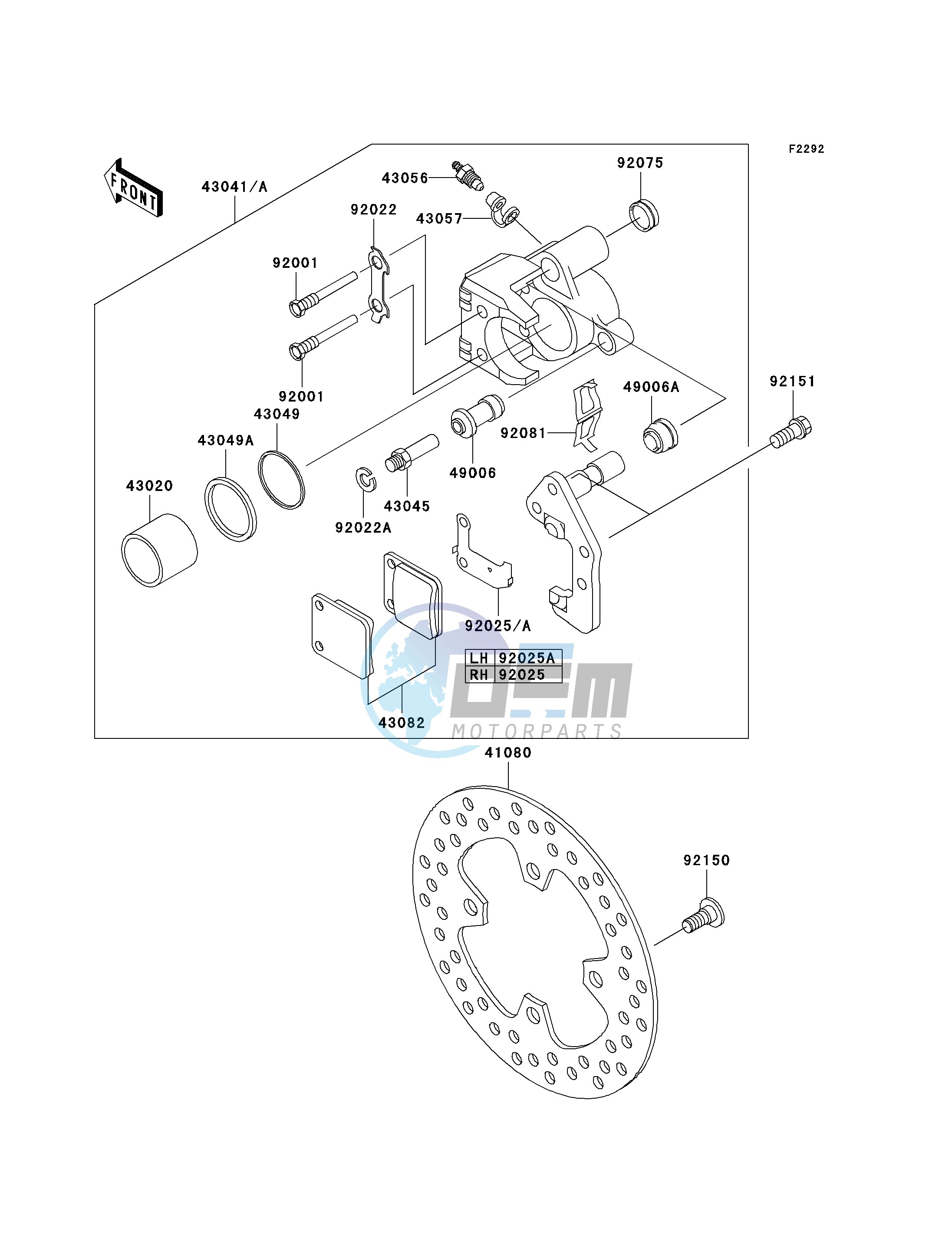 FRONT BRAKE-- B1- -