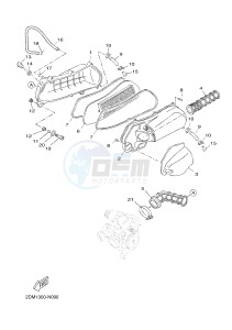 YPR125RA XMAX 125 ABS EVOLIS 125 ABS (2DMH 2DMH) drawing INTAKE 2