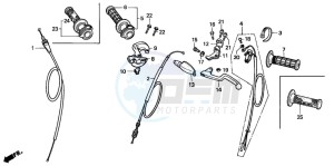 CR80R drawing SWITCH/CABLE