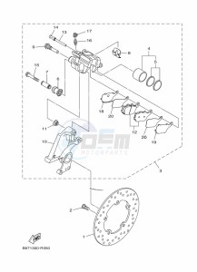 MT-10 SP MTN1000D (BGG1) drawing REAR BRAKE CALIPER