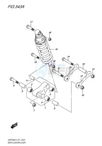 GSR750Z ABS EU drawing REAR CUSHION LEVER