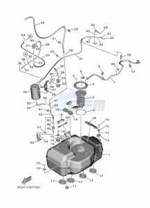 YXF850ES YX85FPSL (BAR2) drawing FUEL TANK