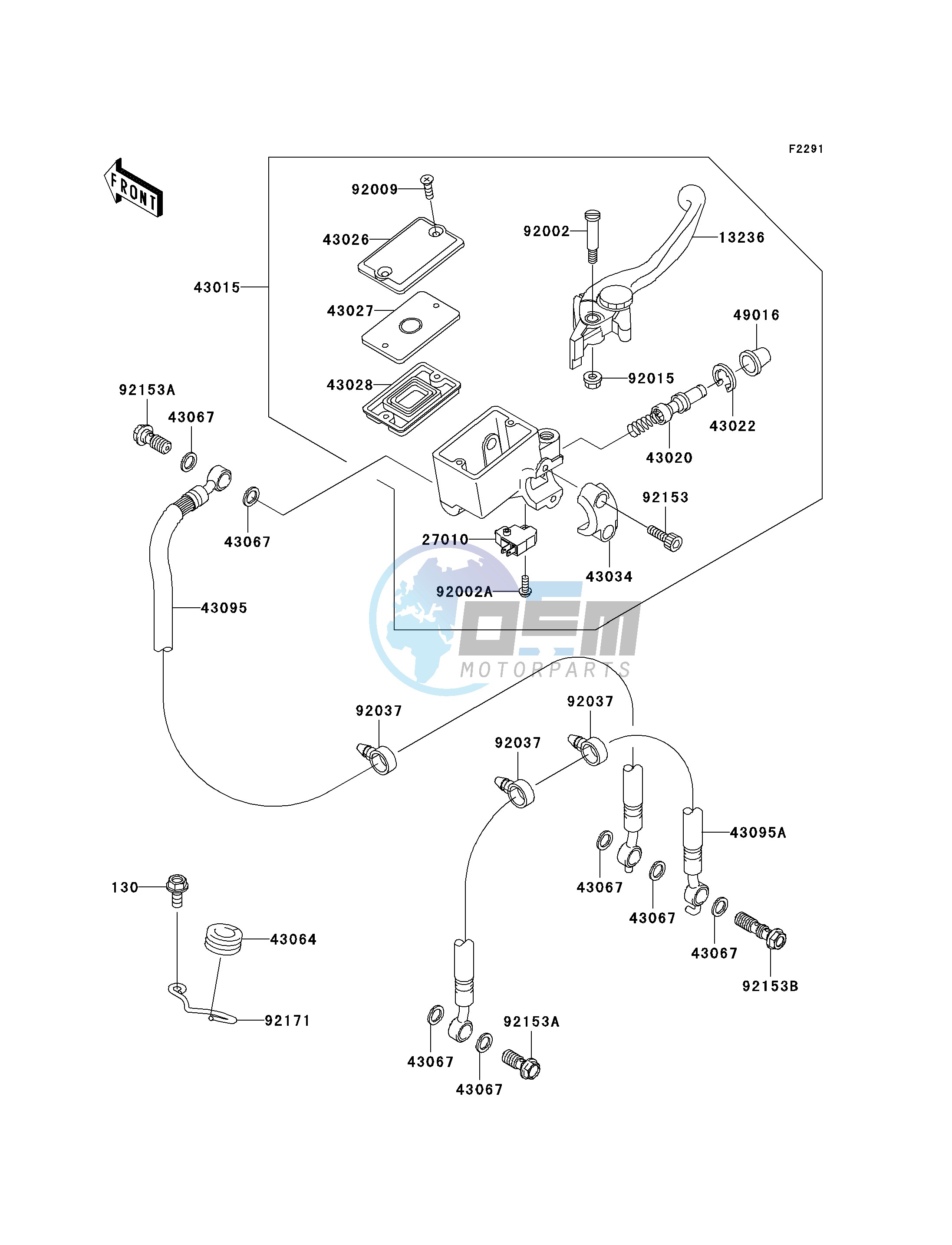 FRONT MASTER CYLINDER