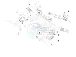 SPRINT 50 4T-3V E2 NOABS (NAFTA) drawing Selectors - Switches - Buttons