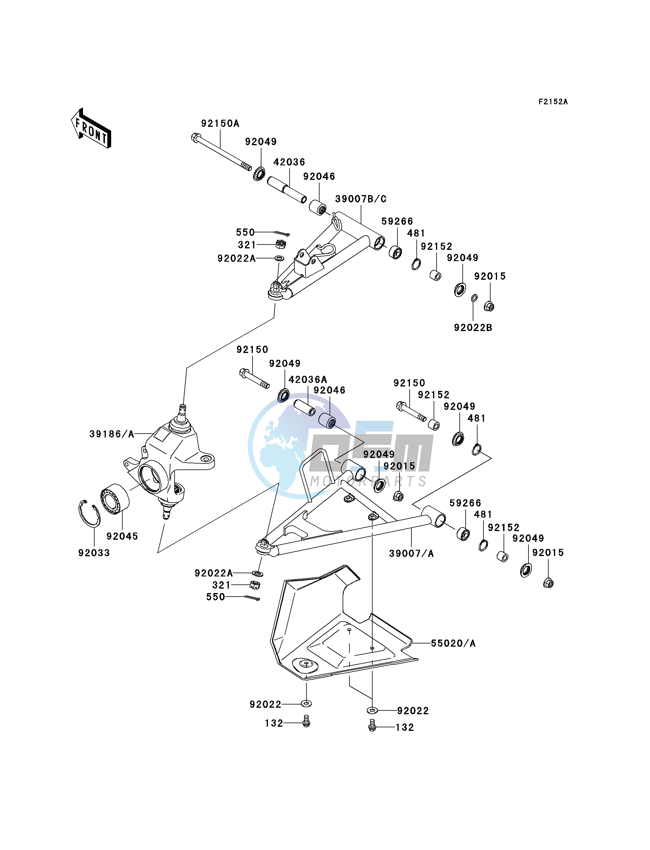 FRONT SUSPENSION-- JKAVFDC1 6B503253 - - -