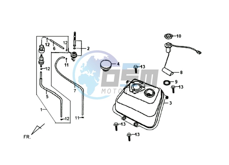 FUEL TANK - FUEL CUT