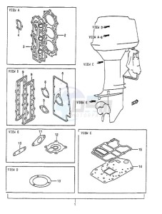 DT 55 drawing Gasket Set