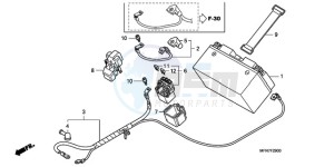 CB1000RA9 UK - (E / ABS MPH) drawing BATTERY