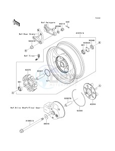 VN 1600 B [VULCAN 1600 MEAN STREAK] (B6F-B8FA) B7F drawing REAR WHEEL_CHAIN