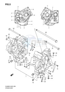 DL650 (E2) V-Strom drawing CRANKCASE