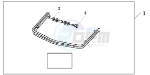 GL1800A SI - (SI) drawing TRUNK GUARD PIPE