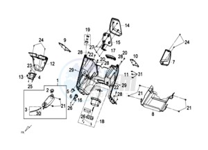 GTS 125I drawing RESERVE TANK / BINNENBAK