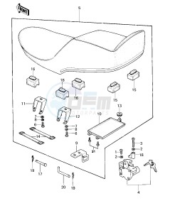 KZ 440 A [LTD] (A1) [LTD] drawing SEAT -- 80 A1- -