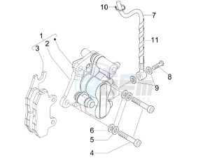 Stalker 50 Naked drawing Brakes hose  - Calipers