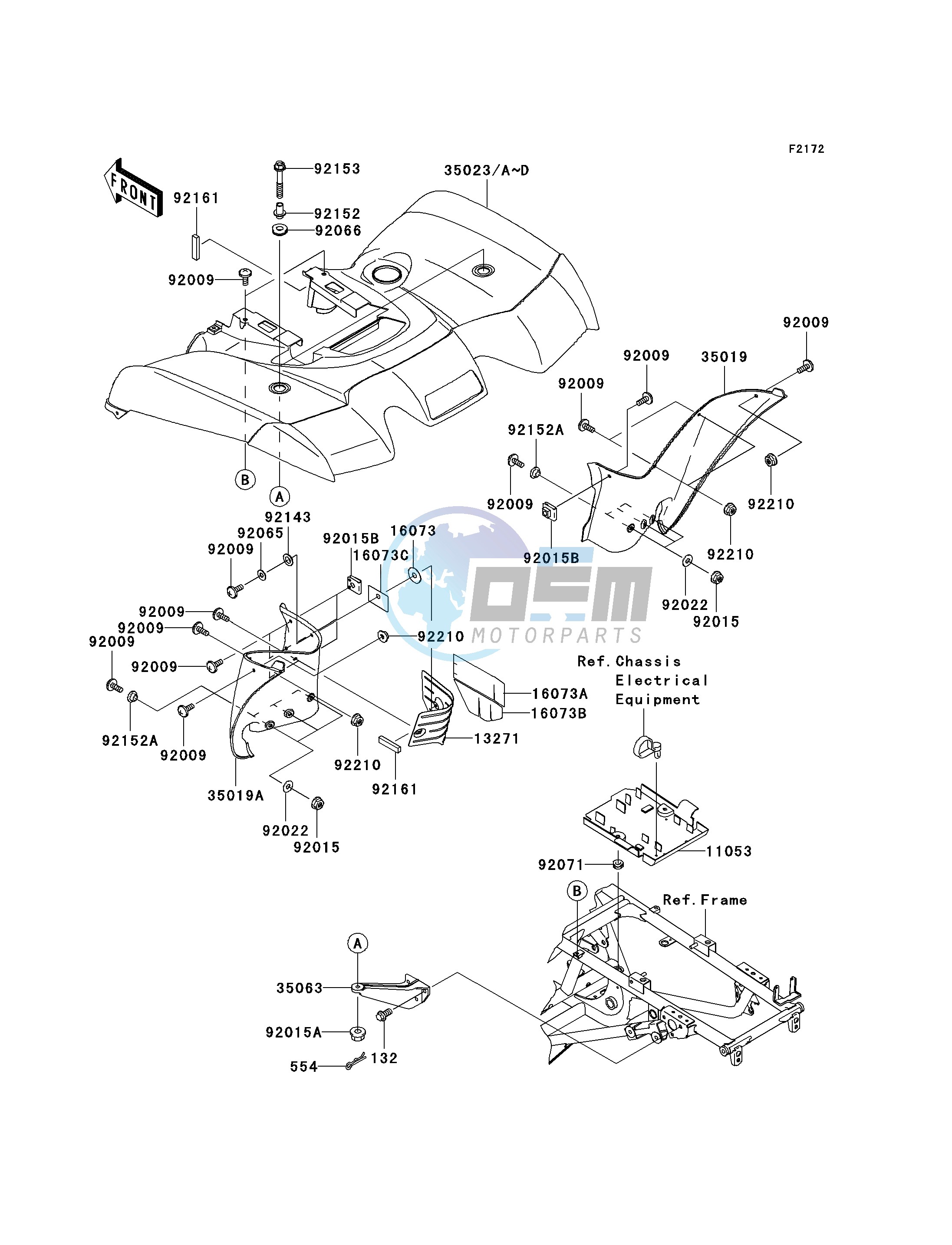 REAR FENDER-- S- -