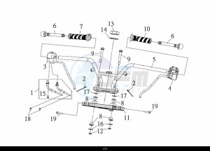 MAXSYM TL 500 (TL47W1-EU) (L9) drawing HANDLE STRG.