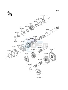 KVF 650 B [PRAIRIE 650 4X4 ADVANTAGE CLASSIC] (B2) [PRAIRIE 650 4X4 ADVANTAGE CLASSIC] drawing TRANSMISSION