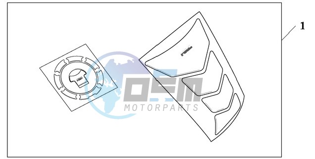 TANKPAD / FUEL LID COVER