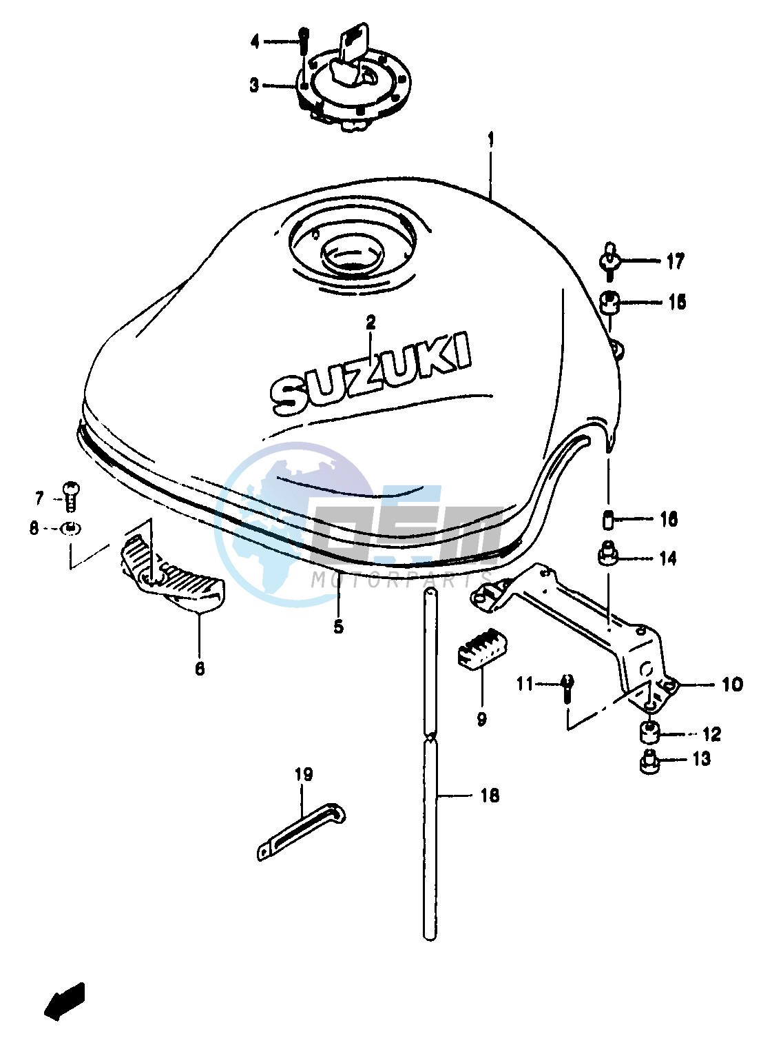 FUEL TANK (MODEL Y)