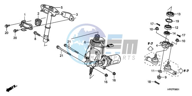 STEERING SHAFT (POWER STEERING)