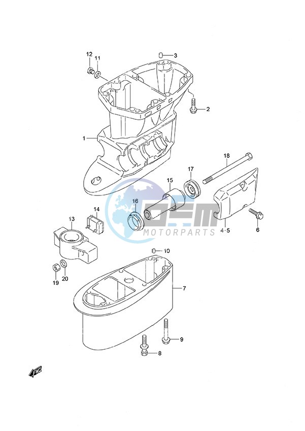 Drive Shaft Housing High Thrust