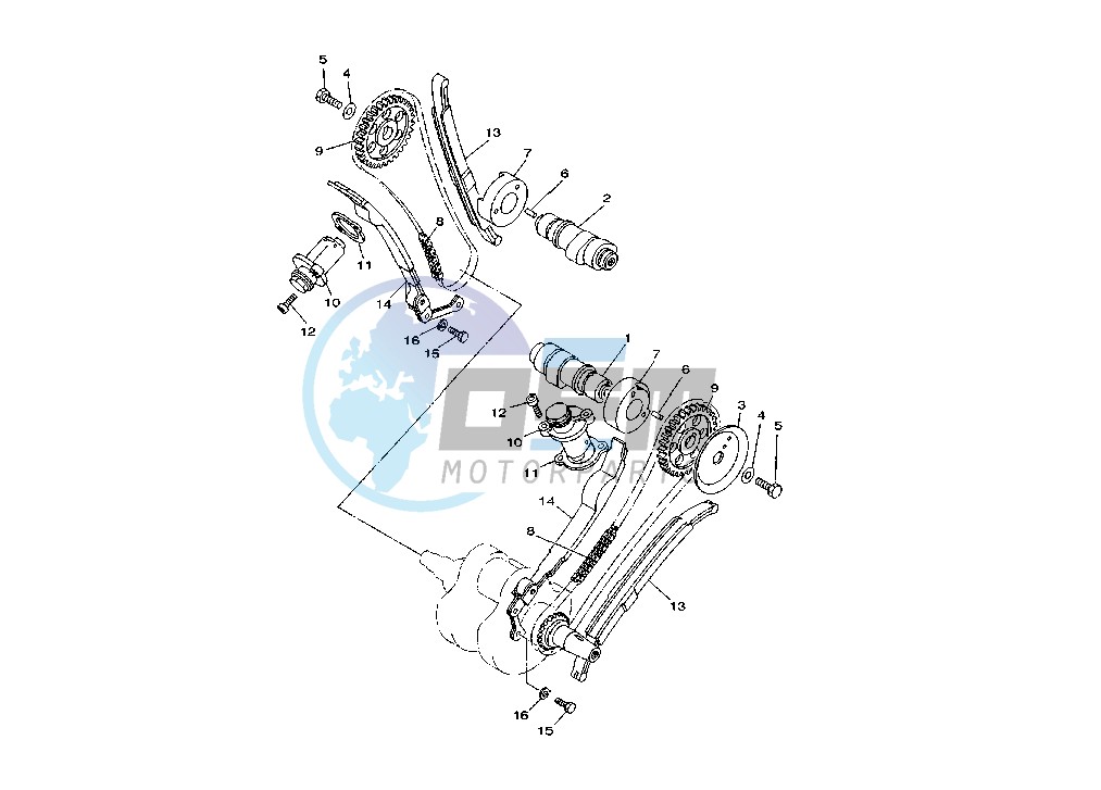 CAMSHAFT- CHAIN