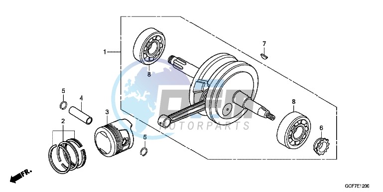 CRANKSHAFT/PISTON