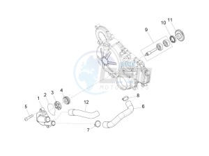 TUONO 125 4T E4 ABS (EMEA) drawing Water pump