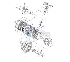 FZ6 S2 600 drawing CLUTCH