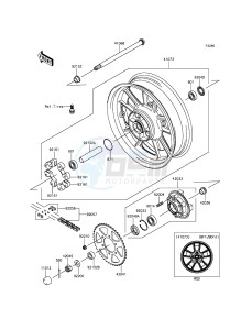 VULCAN S ABS EN650BGF XX (EU ME A(FRICA) drawing Rear Hub