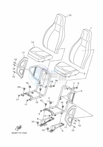 YXZ1000E YXZ1000R SS (B5JF) drawing SEAT