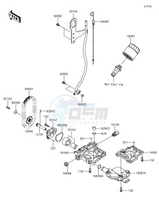 JET SKI SX-R JS1500AJF EU drawing Oil Pump