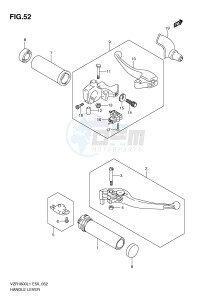 VZR1800 (E50) INTRUDER drawing HANDLE LEVER