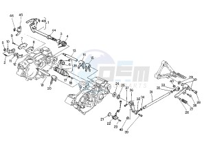 MITO EV 6 MARCE 125 drawing GEAR CHANGE MECHANISM