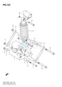 GSX1300R (E2) Hayabusa drawing REAR CUSHION LEVER (GSX1300RL1 E51)