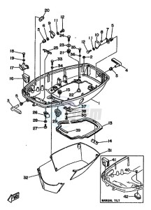 60FEO-60FETO drawing BOTTOM-COWLING