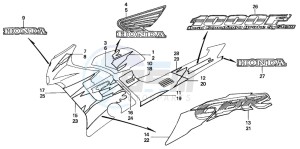 CBR1000F drawing STRIPE/MARK (6)