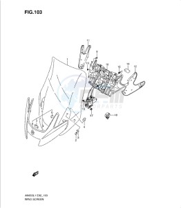 AN650 drawing WIND SCREEN (AN650AL1 E2)