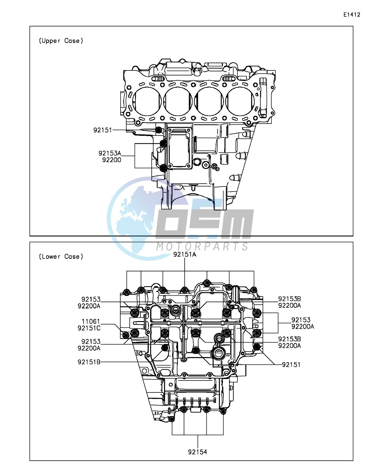 Crankcase Bolt Pattern