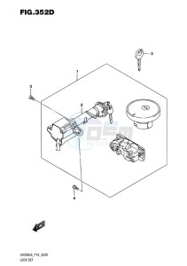 UH200 ABS BURGMAN EU drawing LOCK SET