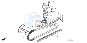 SH1509 Europe Direct - (ED / 2ED) drawing CAM CHAIN/TENSIONER