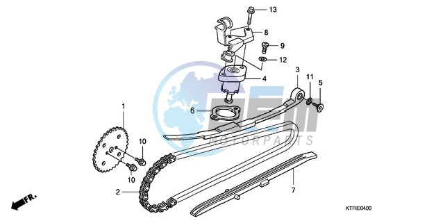 CAM CHAIN/TENSIONER