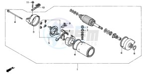 CBR600F3 drawing STARTING MOTOR