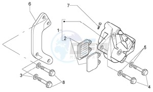 Beverly 500 (USA) USA drawing Brake calipers