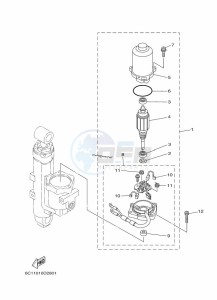 FT60GETX drawing POWER-TILT-ASSEMBLY-2