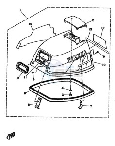 8C drawing FAIRING-UPPER